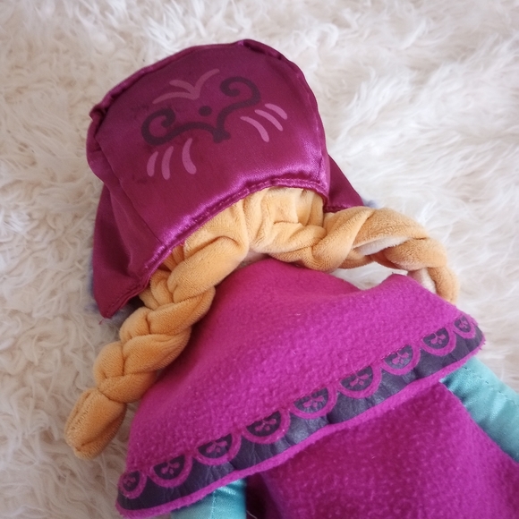 DISNEY Frozen Anna Doll Authentic Original Doll Winter Outfit Disney Store - 21" - Picture 8 of 9